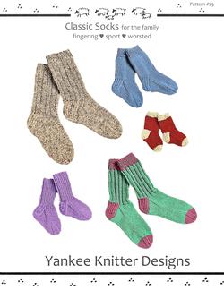 Classic Socks - Yankee Knitter
