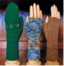 Fingerless Gloves and Mitts, Fingering Weight