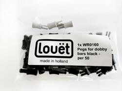 Lout Pegs for dobby bars black  per 50