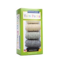 Lap Loom Natural Yarn Pack 6 Balls