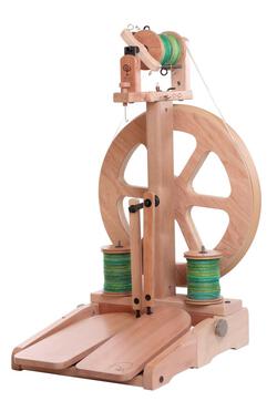 Ashford Kiwi 3 Spinning Wheel, Clear Lacquer