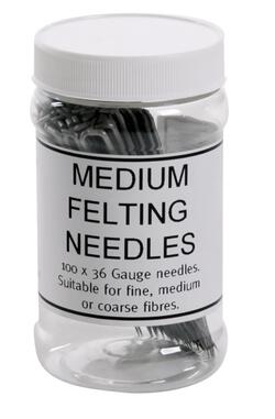 Ashford Felting Needles Medium 36 Gauge  pack of 100