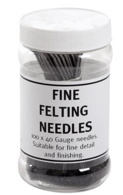 Ashford Felting Needles Fine 40 Gauge  pack of 100