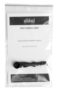 Ashford Poly Conrod Joint black  Packaged 1pc