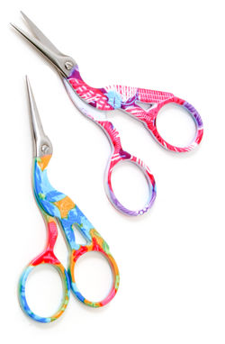 Multi-colored Stork Scissors