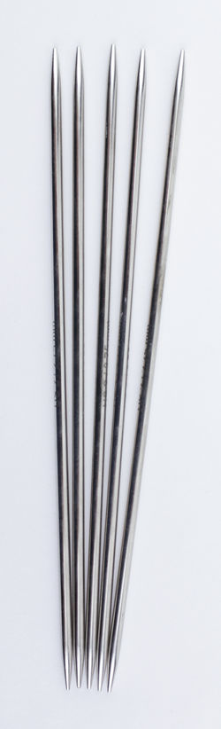 Nova Platina Double Point Knitting Needles 6quot Size 2  by Knitteraposs Pride
