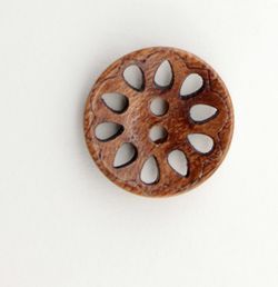 Wood Filigree 1316quot Button