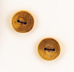 Two Medium Round or Square Buttons  Mixed Woods