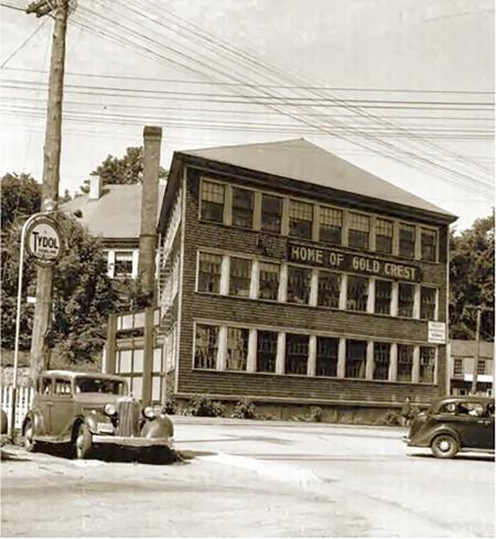 Halcyon Yarn building when it was a garment factory