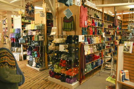 Halcyon Yarn retail store interior