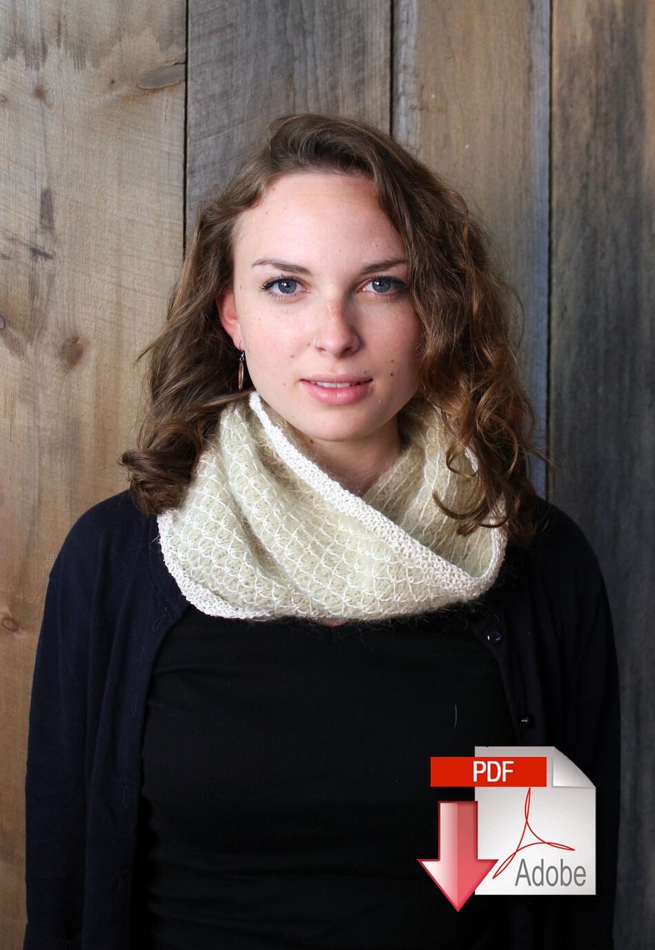 Knitting Patterns Royal Quilt Stitch Cowl  Download