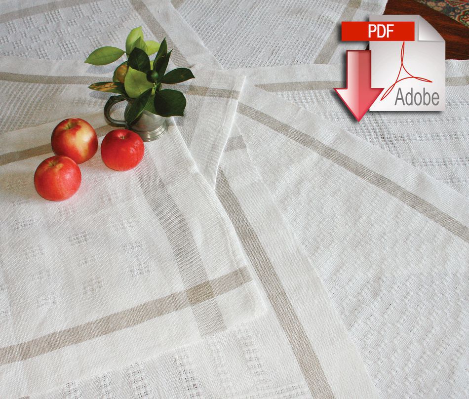Weaving Patterns Classic Linen Towels Pattern  Newport Linen  Pattern download