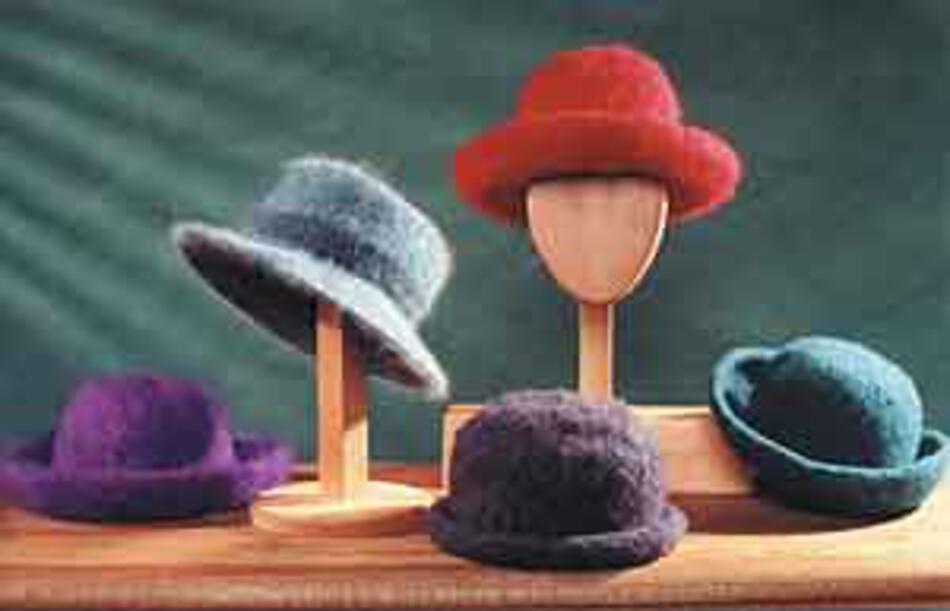 Knitting Patterns Fiber TrendsFelt Hat with Brim Variations