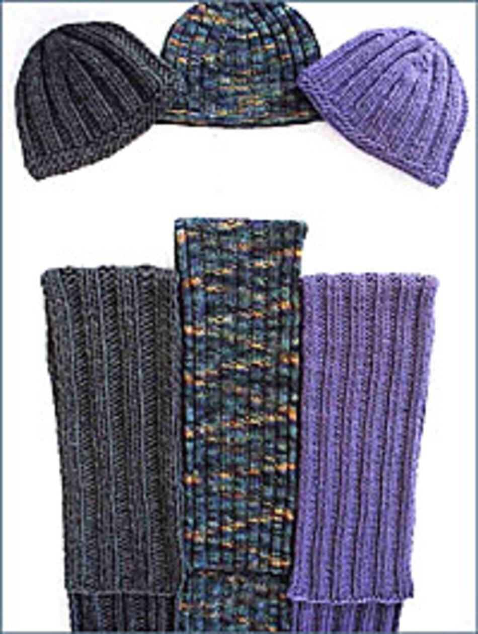Knitting Patterns Everyoneaposs Favorite Hat and Scarf