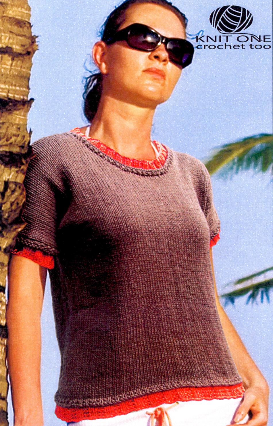 Knitting Patterns Double Tee