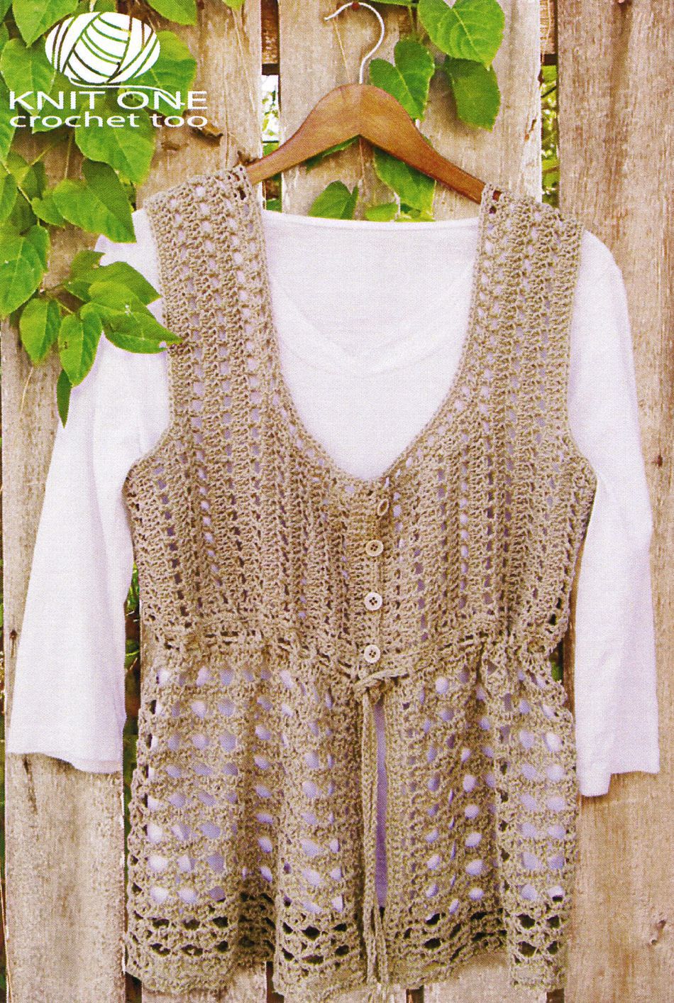 Crochet Patterns CLEARANCE Linette Crochet Vest