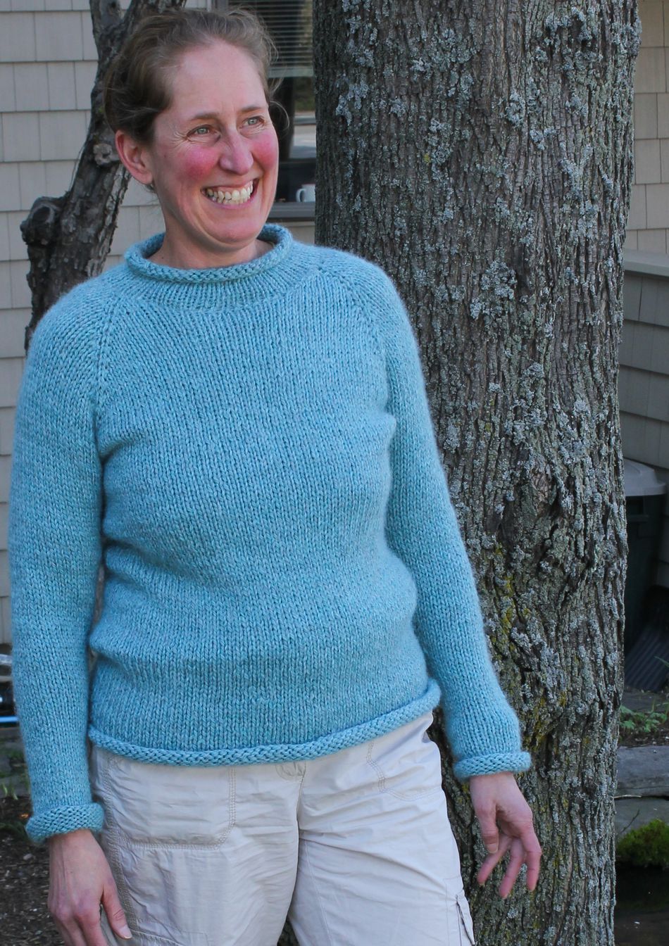Bulky Neck Down Pullover by Knitting Pure and Simple, Knitting Pattern ...