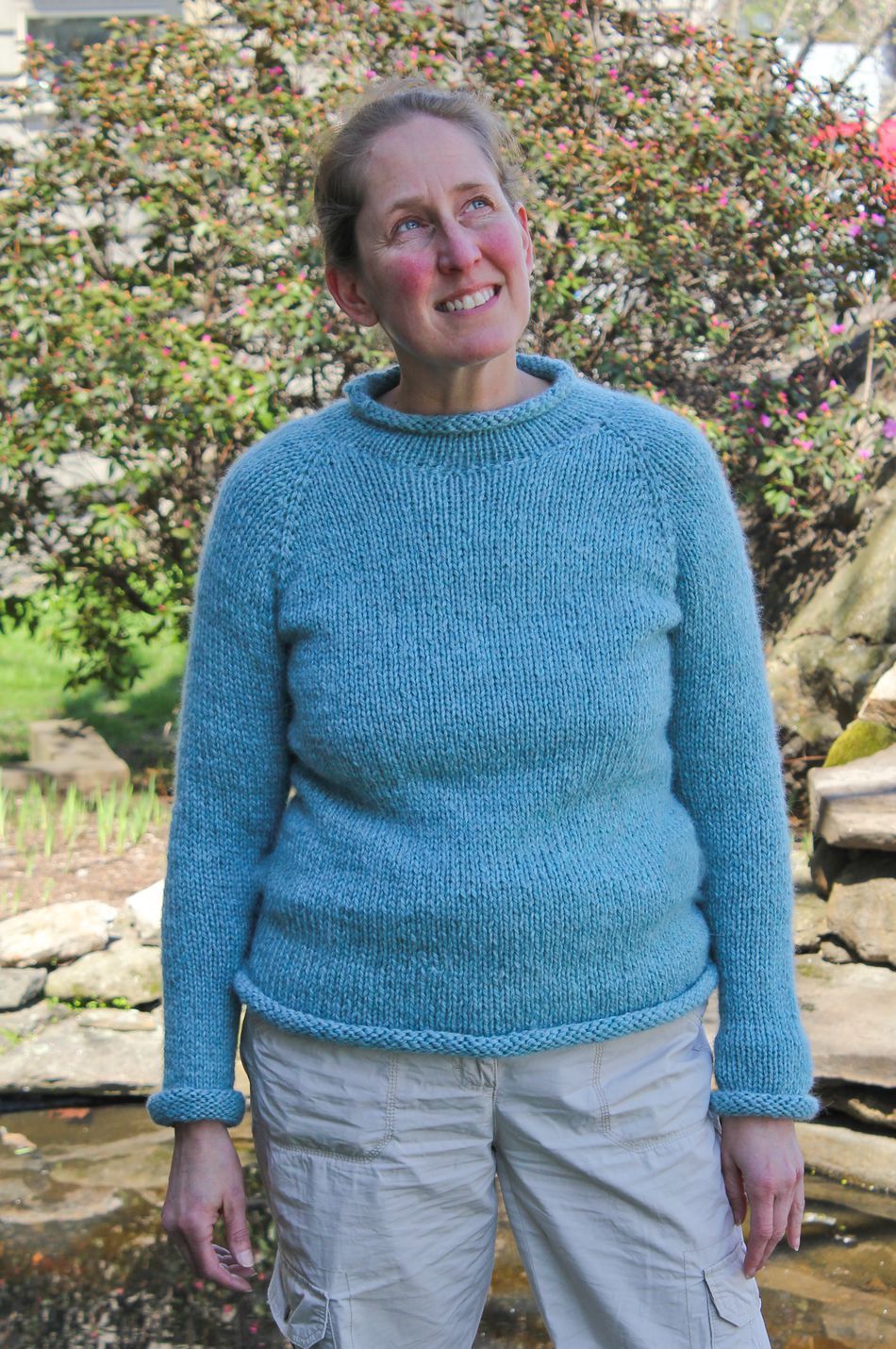Bulky Neck Down Pullover by Knitting Pure and Simple, Knitting Pattern ...