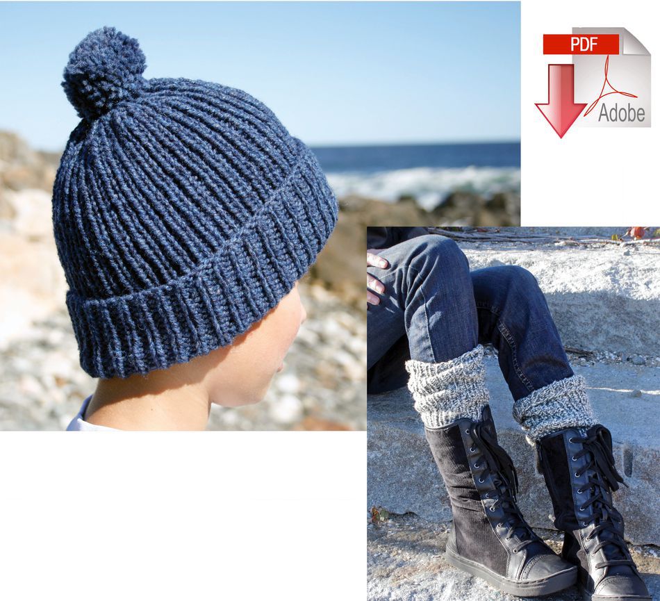 Knitting Patterns Candide Ragg Socks and Cap Number38  Pattern download