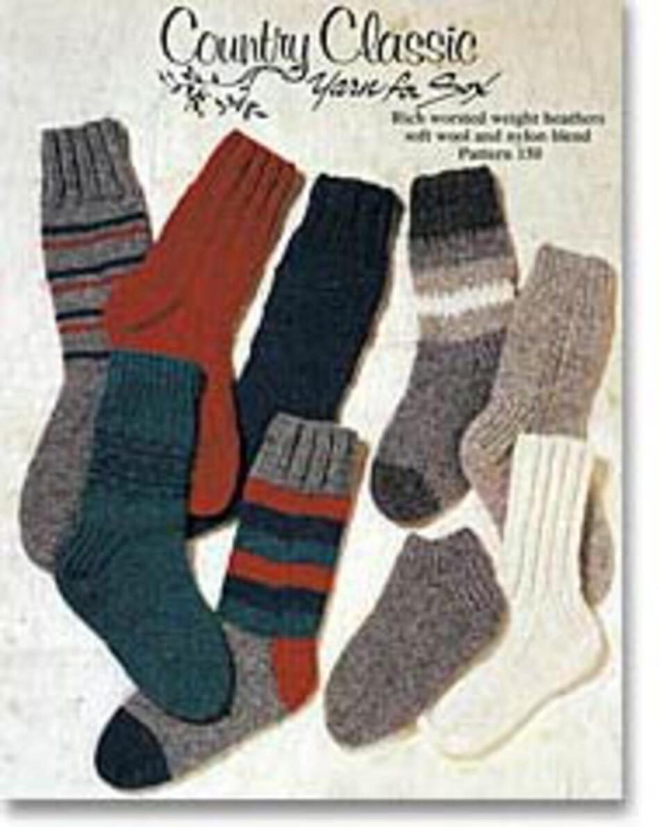 Knitting Patterns Country Classic Sox Pattern