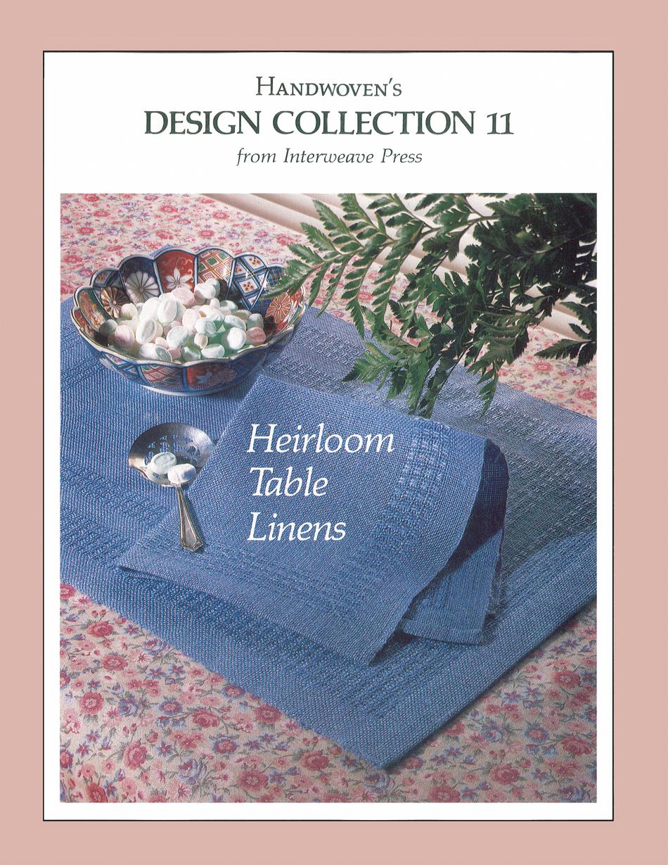 Weaving Books Handwoven Design Collection 11 Heirloom Table Linens  Handwoven eBook