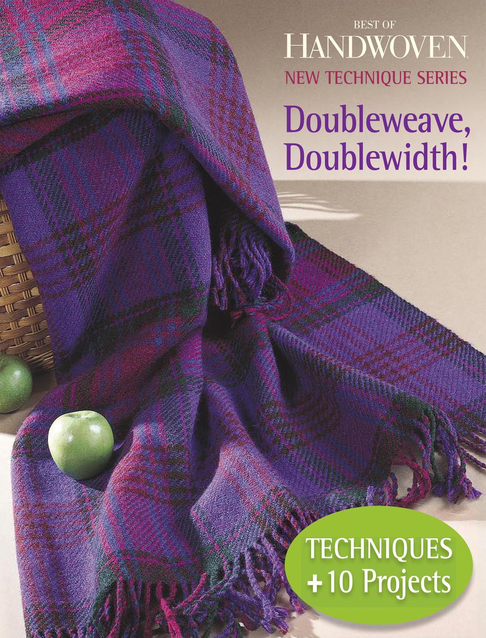 Weaving Books Best of Handwoven  Doubleweave Doublewidth  Handwoven eBook Printed Copy
