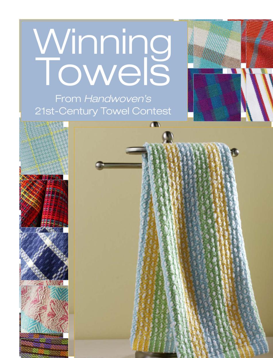 Weaving Books Winning Towels Handwovenaposs 21st  Century Towel Contest  Handwoven eBook Reprint