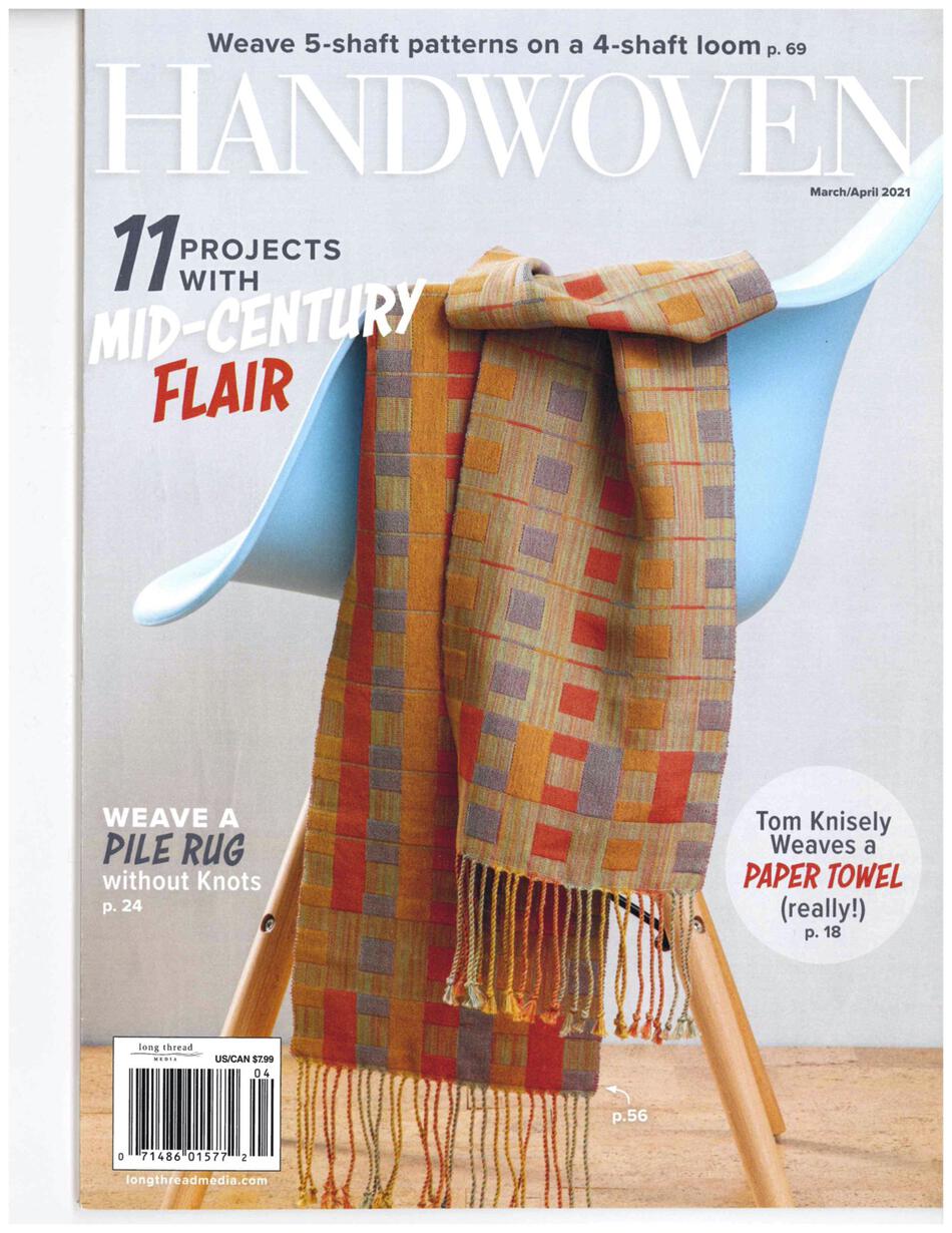 Weaving Magazines Handwoven MarchApril 2021
