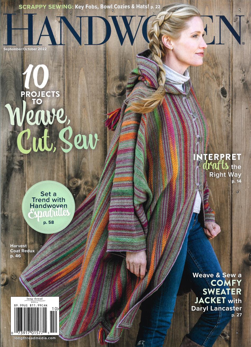 Weaving Magazines Handwoven SeptemberOctober 2022