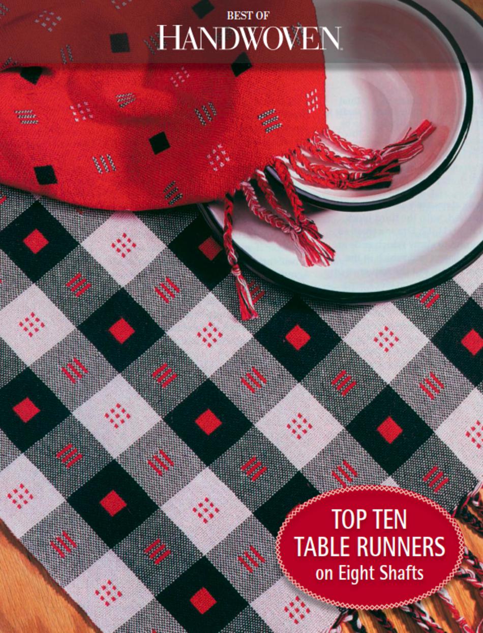 Weaving Books Best of Handwoven Top Ten Table Runners  on 8Shafts Handwoven eBook Printed Copy
