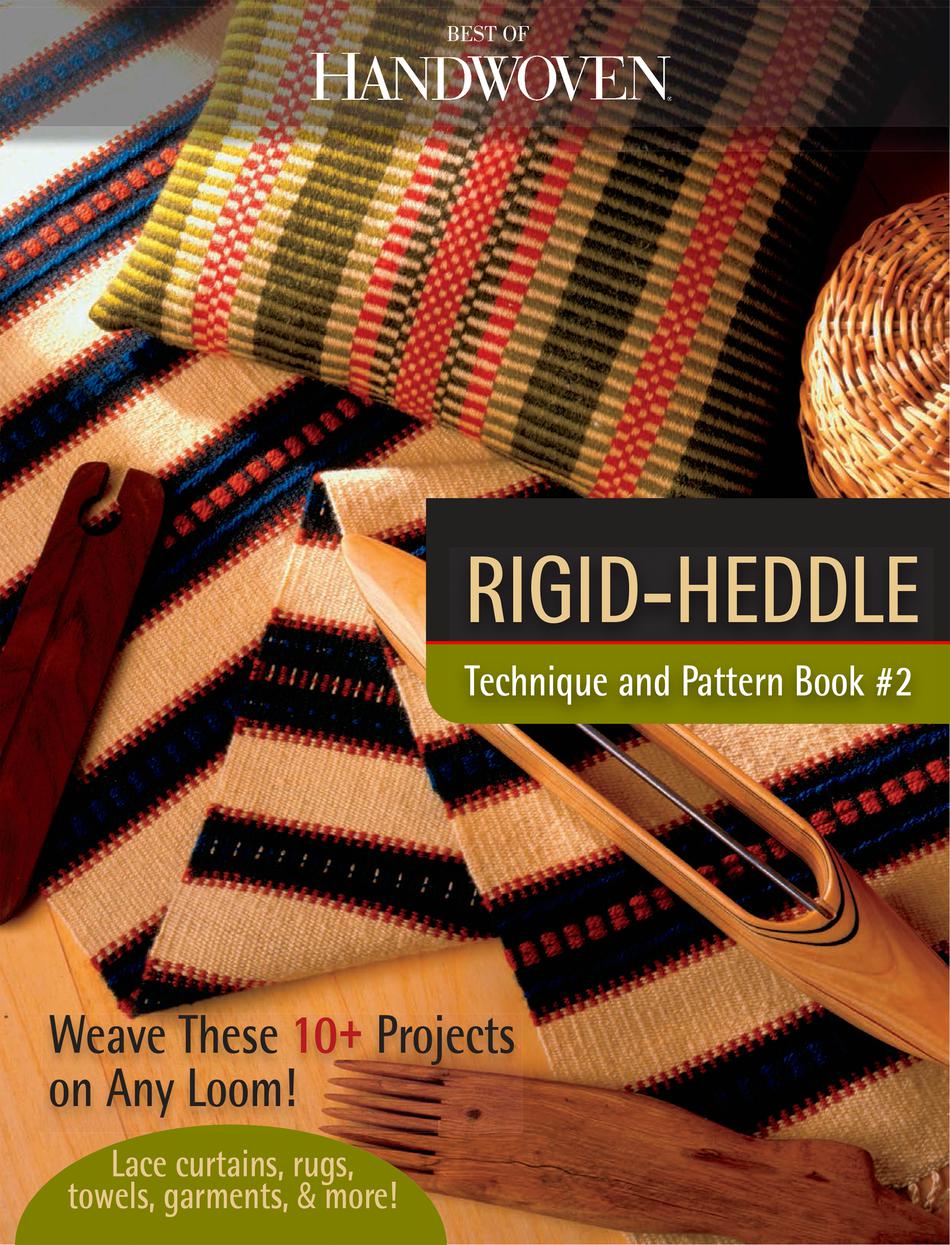 Weaving Books Rigid Heddle Technique and Pattern Book 2  eBook Printed Copy
