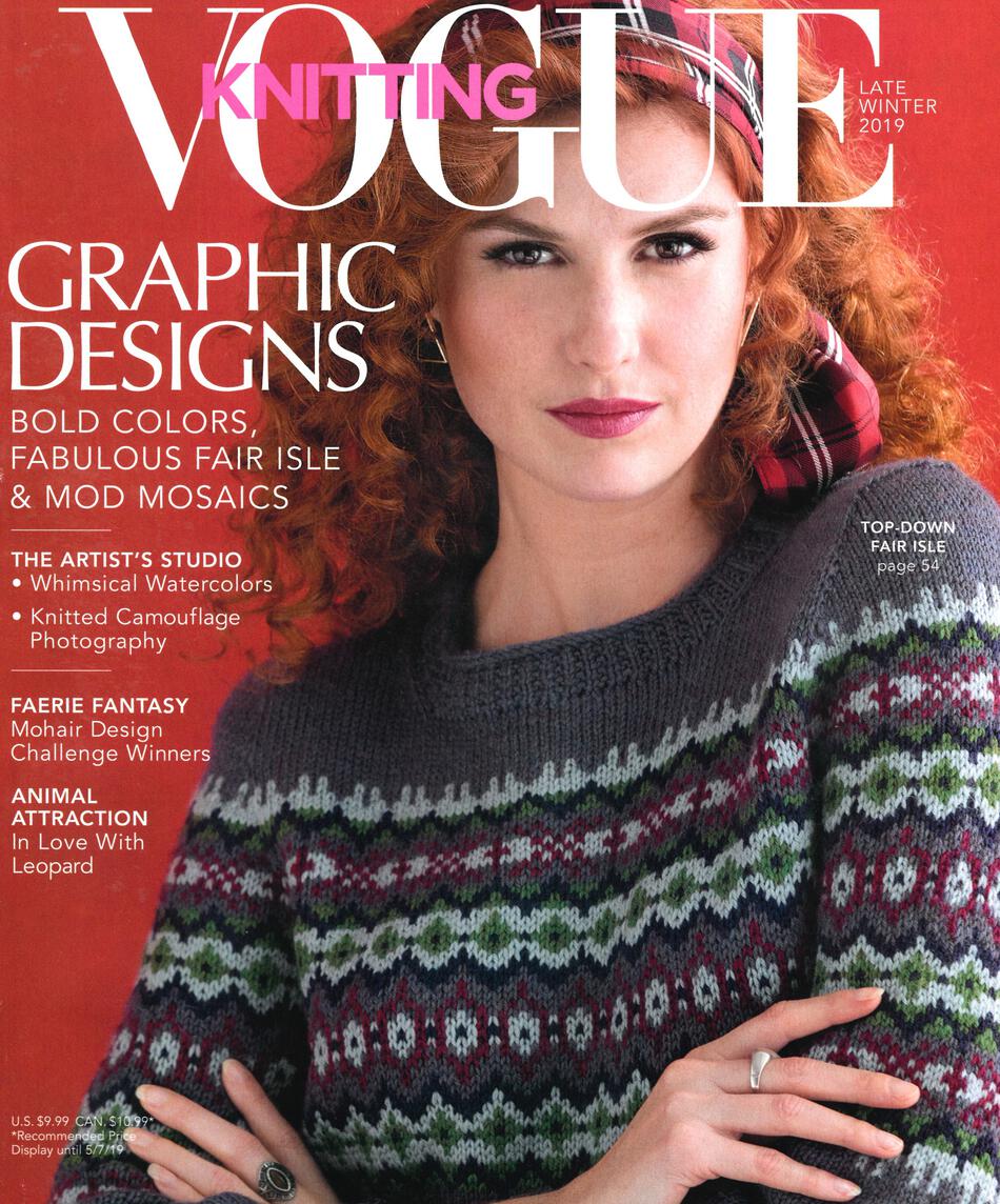 Knitting Magazines Vogue Knitting Late Winter 2019
