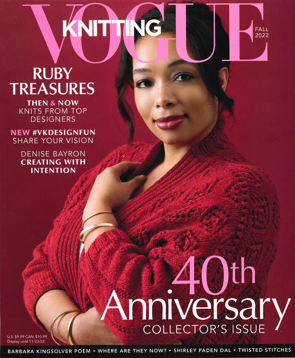 Knitting Magazines Vogue Knitting Fall 2022