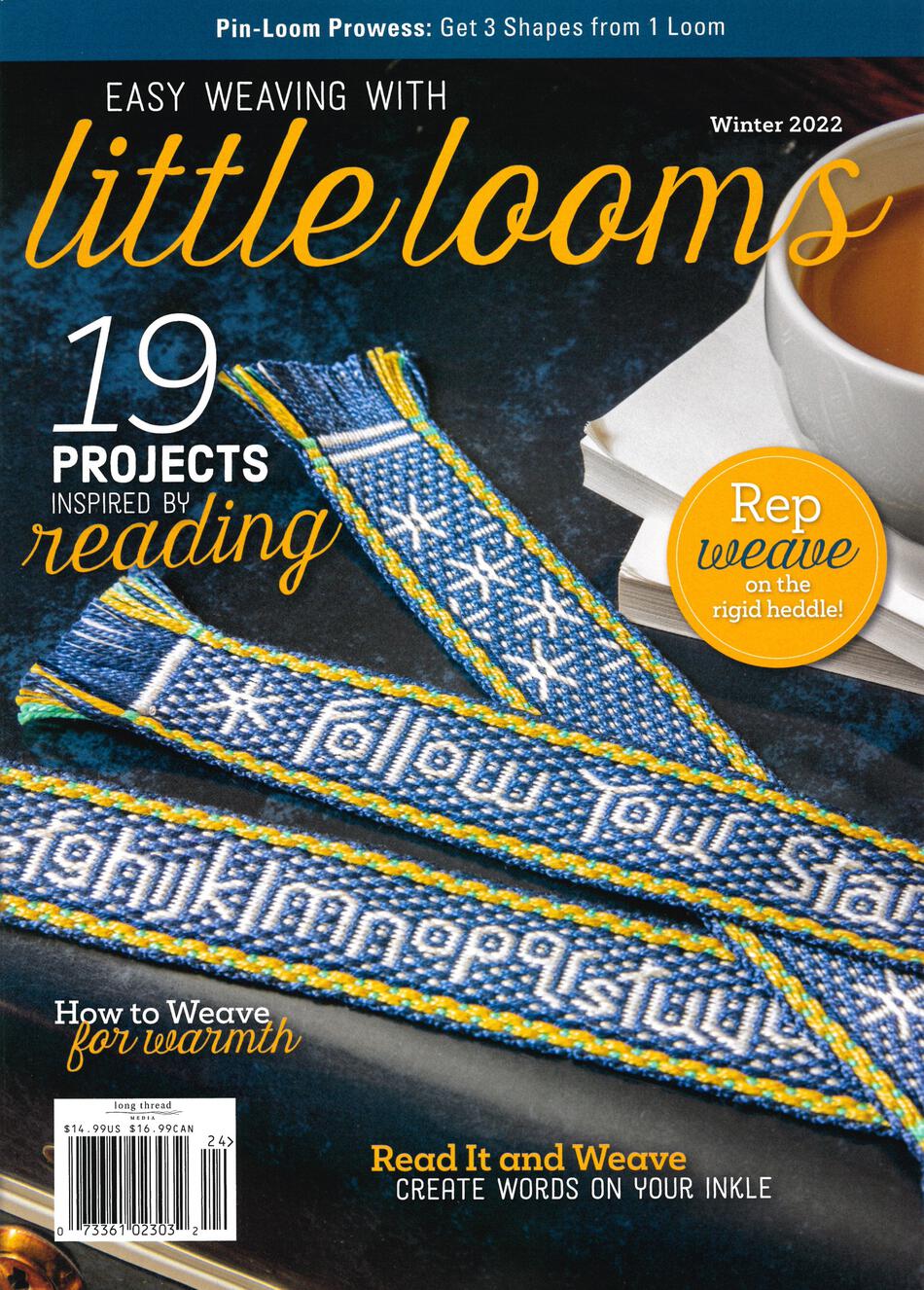 Weaving Magazines Easy Weaving with Little Looms  Winter 2022
