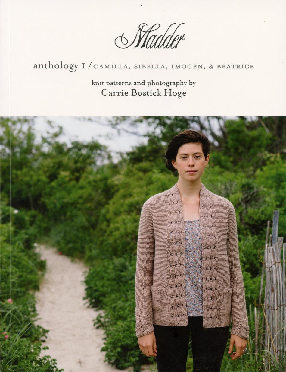 Knitting Books Madder  Anthology I  Camilla Sibella Imogen and Beatrice