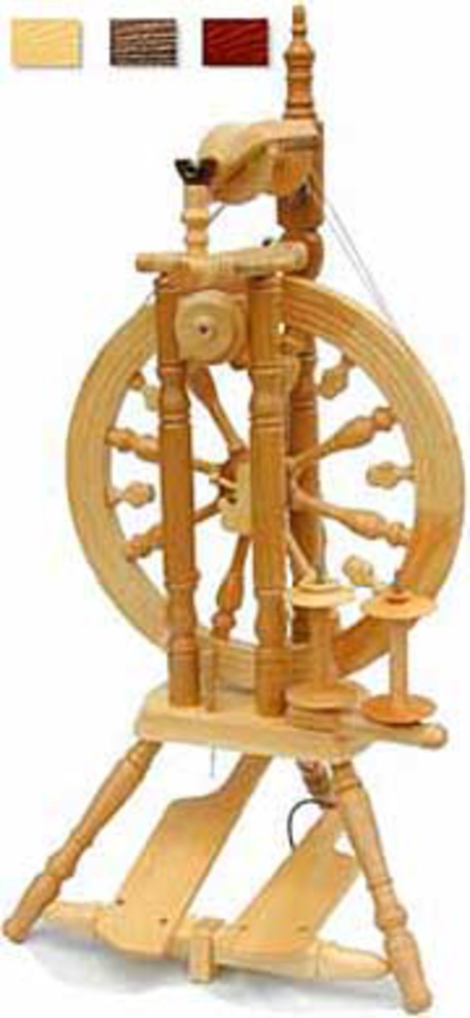 Spinning Equipment Kromski Minstrel Spinning Wheel Walnut