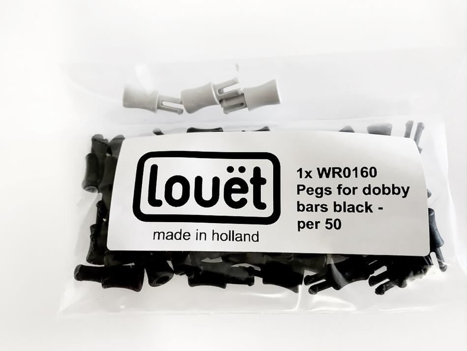Weaving Equipment Lout Pegs for dobby bars black  per 50