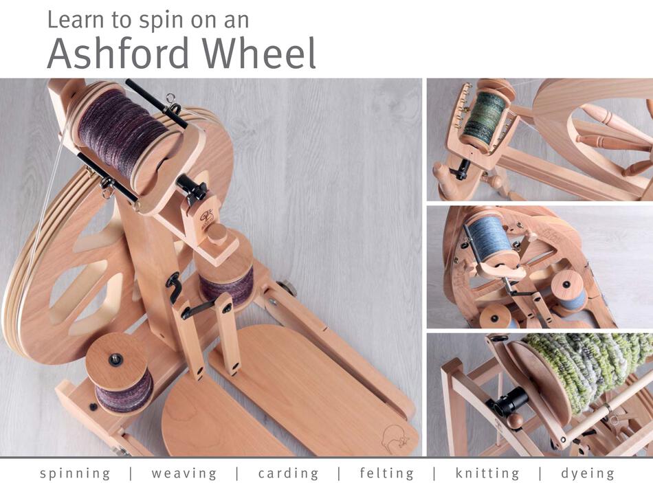 Spinning Books Learn to Spin on an Ashford Spinning Wheel EBooklet