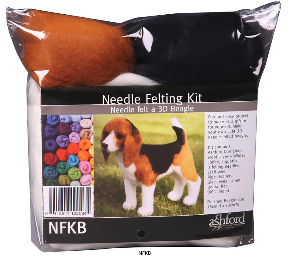 Felting Kits Ashford Needle Felting Kit  Beagle
