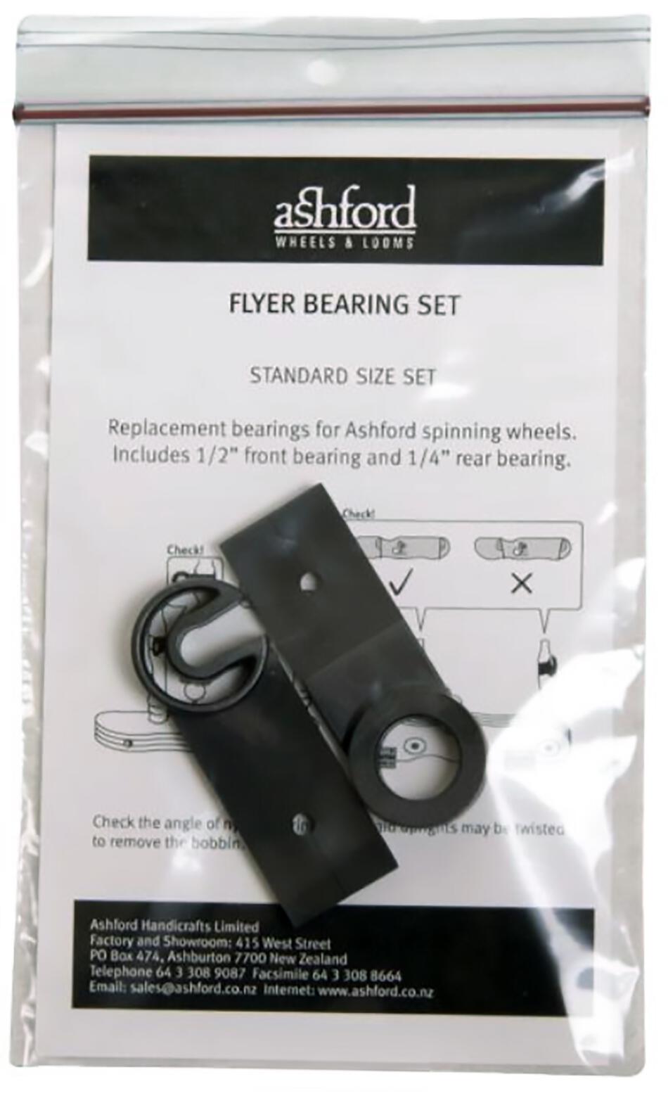 Spinning Equipment Ashford Standard Flyer Bearing  Set FLYR14 and FLYR12
