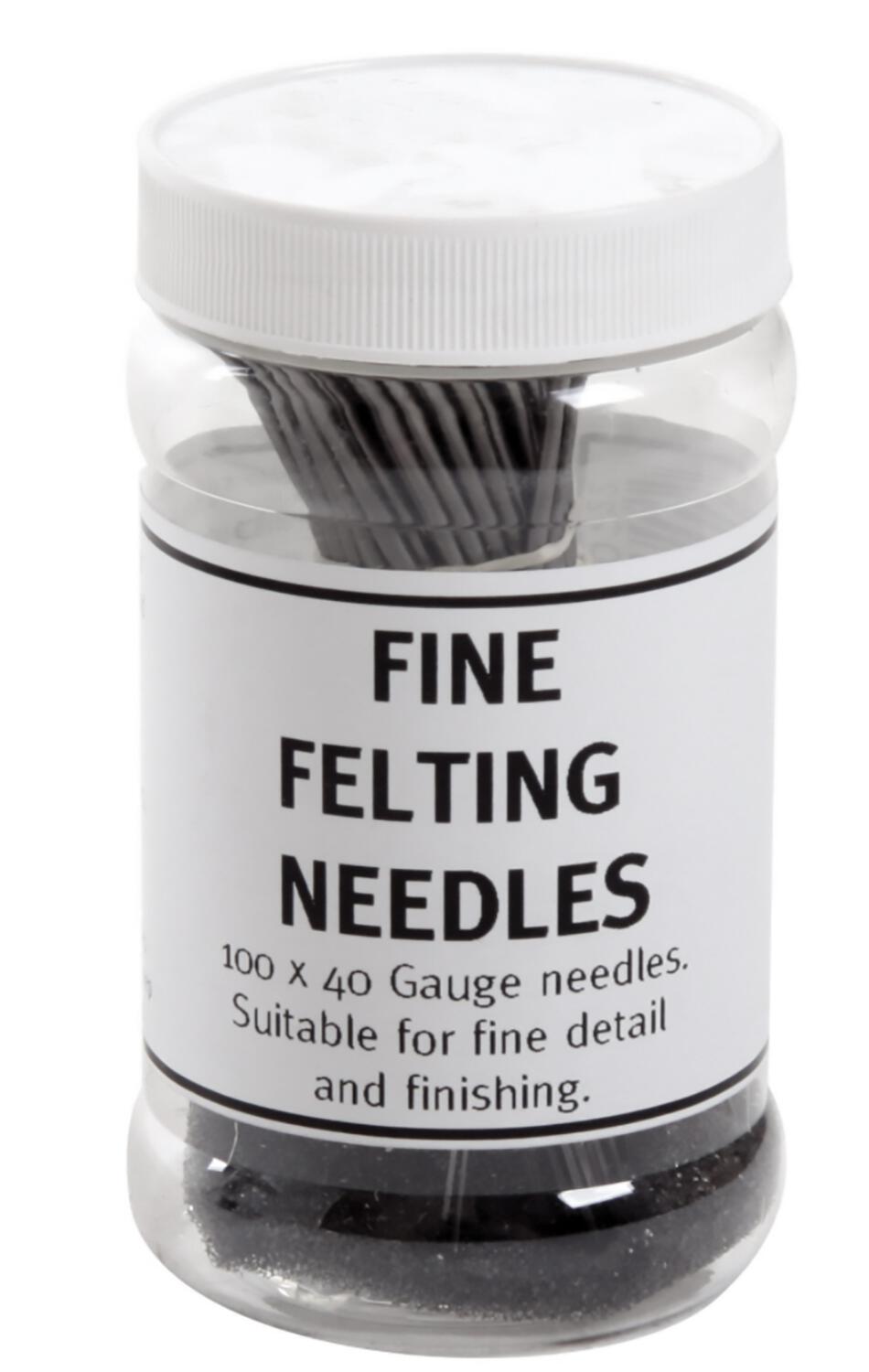 Felting Equipment Ashford Felting Needles Fine 40 Gauge  pack of 100