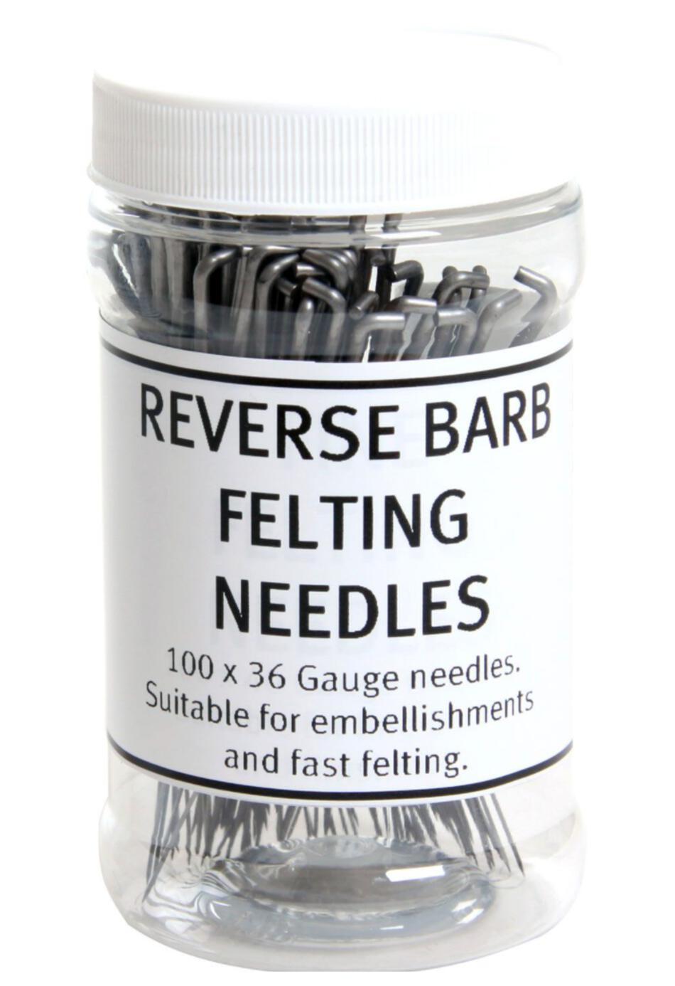 Felting Equipment Ashford  Reverse Barb Felting Needles Medium 36 Gauge  pack of 100