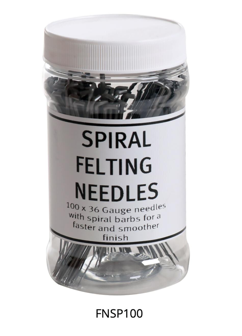 Felting Equipment Ashford  Spiral Barb Felting Needles Medium 36 Gauge  pack of 100