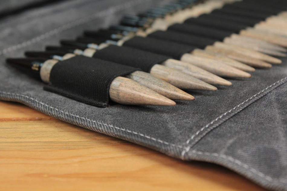 Lykke Driftwood 5 inch Interchangeable Knitting Needle Set - Grey Denim