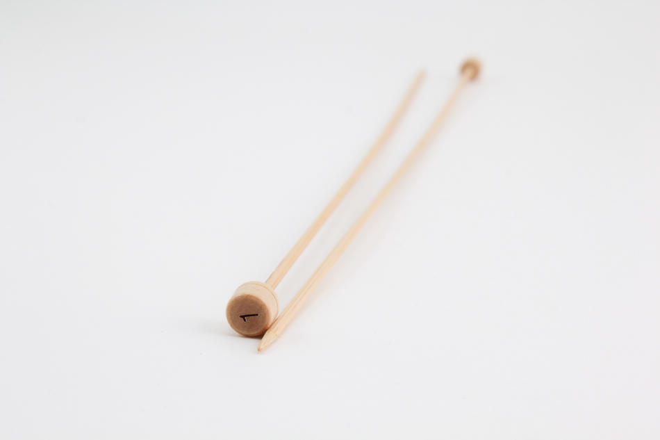 Knitting Equipment Bamboo 12quot Singlepoint Knitting Needles Size 1