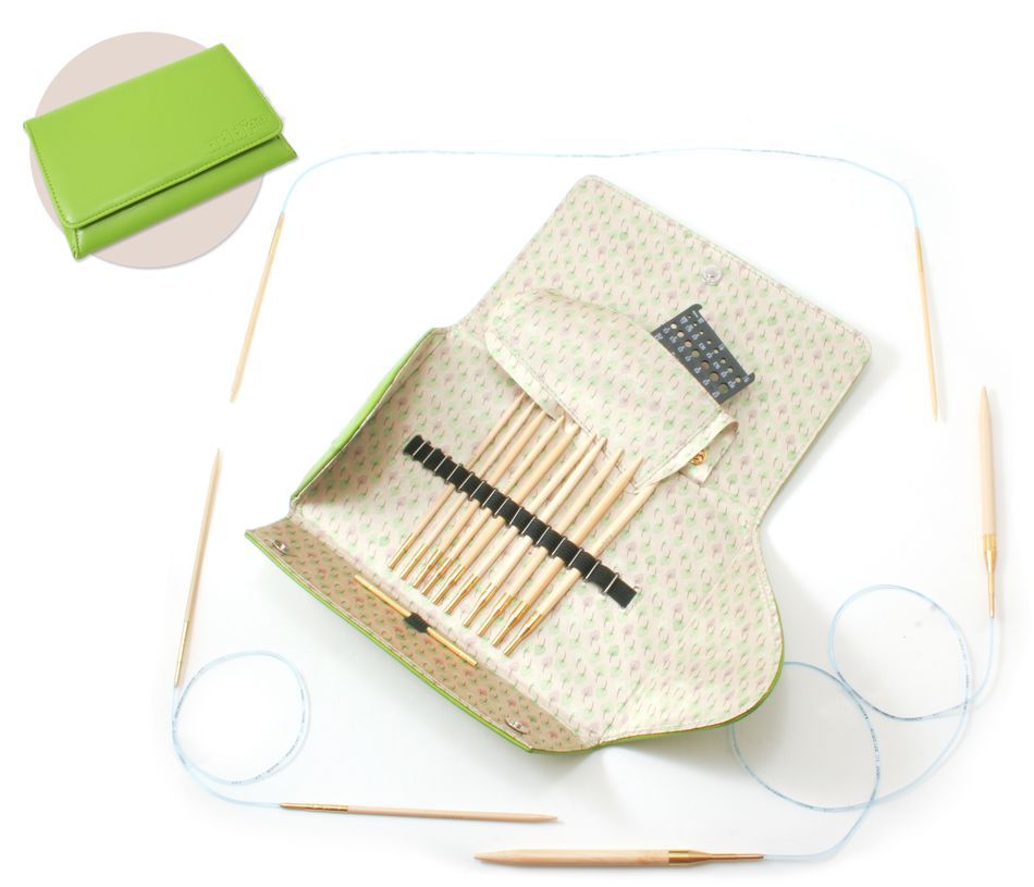 Knitting Equipment AddiClick  Bamboo Addi Interchangeable Needle Set
