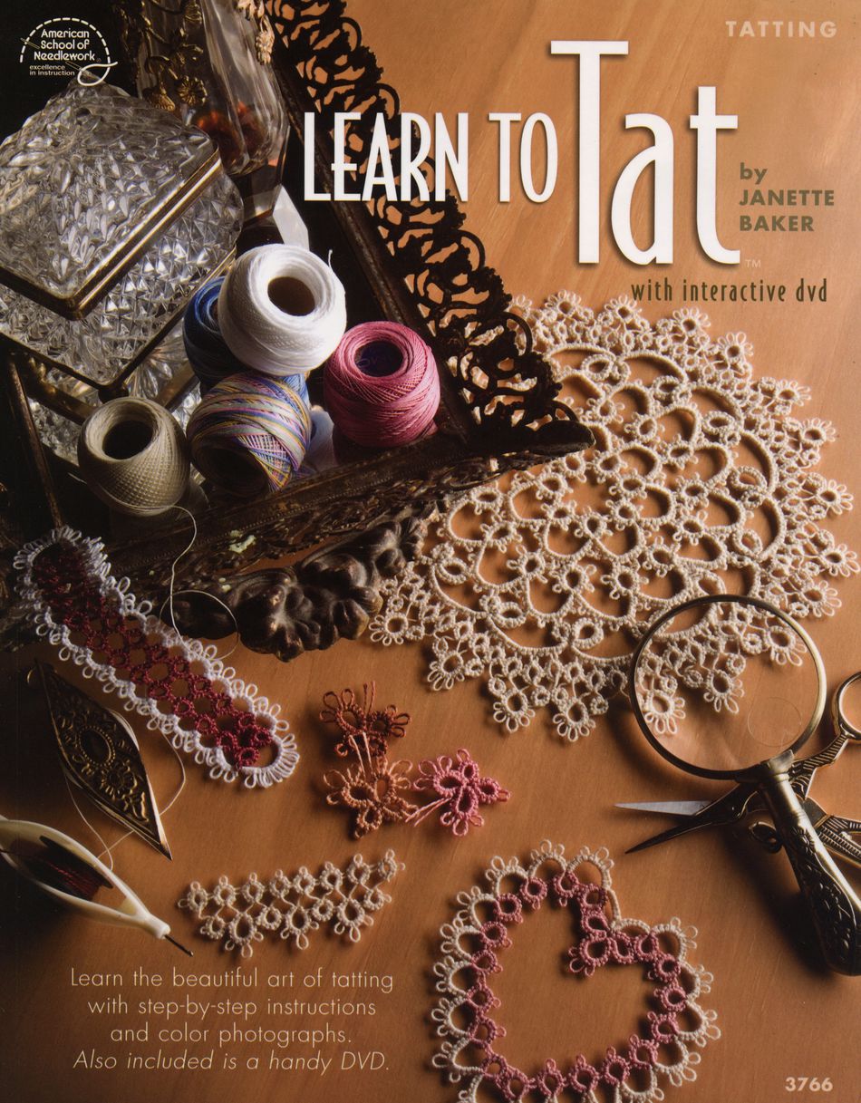 Bobbin Lace and Tatting Books Learn to Tat with interactive dvd
