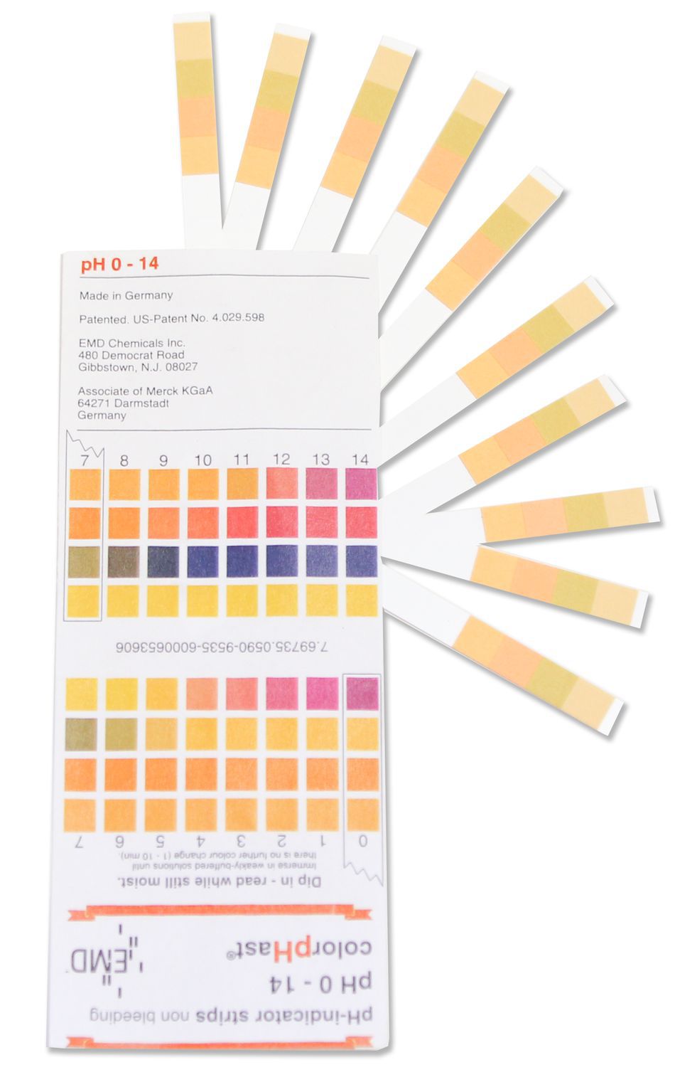Dyeing Equipment Earthues PH Indicator Strips  10 strips
