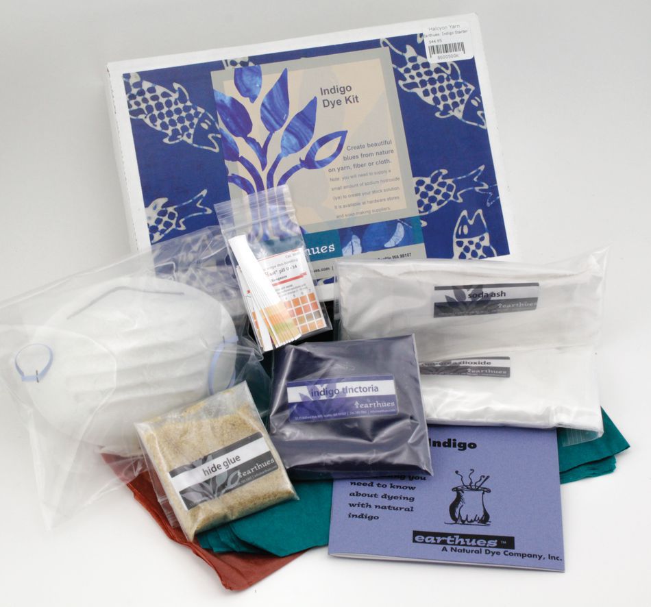 Dyeing Kits Earthues Indigo Starter Natural Dye Kit