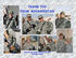 Soldier's Glomitt - Pattern download (image A)